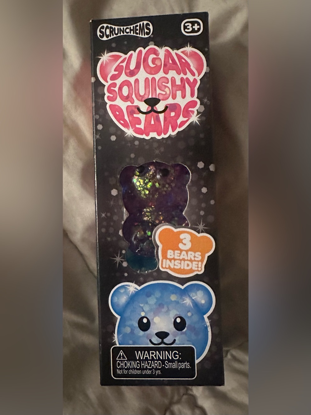 SquishEms glitter Sugar Squishy Bear